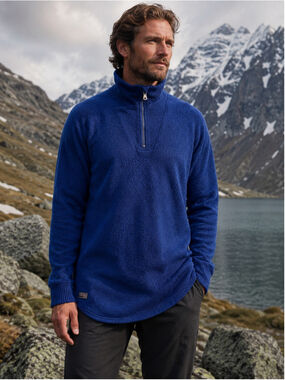 Ullfrotte Original Sweater Men M FR 400 Wool Gorpcore Adventurecore Blue